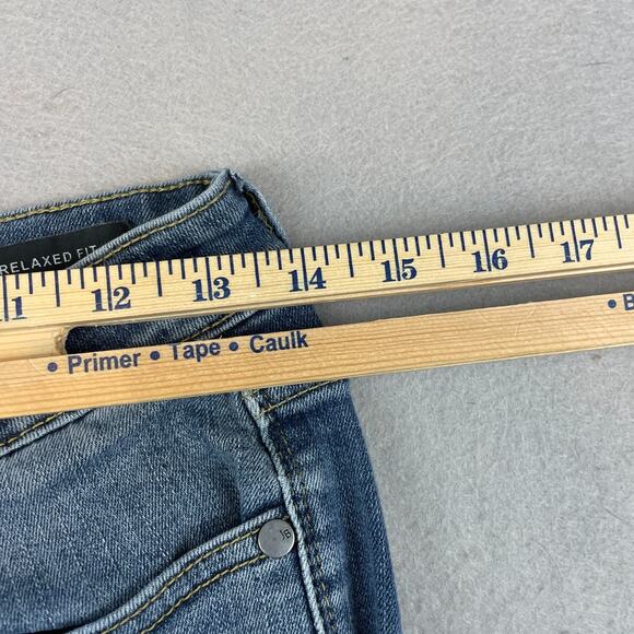 Judy Blue Womens Sz 28 Relaxed Fit Straight Leg Jeans Medium Distressed - Picture 11 of 13